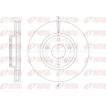 Brzdový kotouč Brzdový kotouč REMSA 61520.10