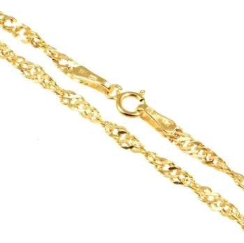 Řetízek ŠPERKY-NM, Zlatý dámský řetízek lambáda 1606 Délka řetízku: 45 cm