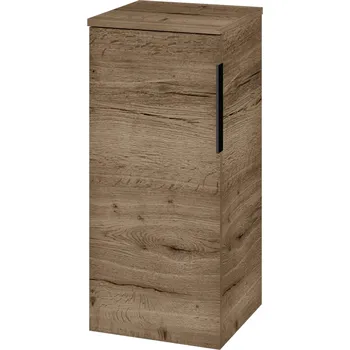 Koupelnový nábytek Dřevojas Nízká skříňka DOS SND 35 - D21 Tobacco / Úchytka T07 / D21 Tobacco / Levé