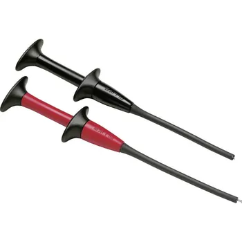 Elektrická zásuvka Fluke AC283A sada bezpečnostních krokosvorek, zásuvka 4 mm, CAT IV 600 V, CAT III 1000 V, červená, černá