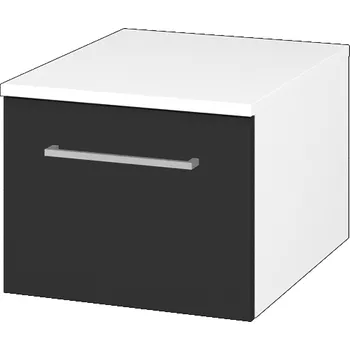 Koupelnový nábytek Dřevojas Nízká skříňka DOS SNZ1 40 - N01 Bílá lesk / Úchytka T04 / N03 Graphite
