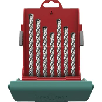 Vrták Heller TRIJET 26813 4 tvrdý kov sada příklepových vrtáků 7dílná 5 mm, 6 mm, 6 mm, 8 mm, 8 mm, 10 mm, 12 mm SDS plus 1 sa