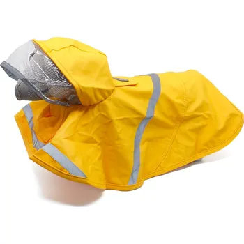 Obleček pro psa Vsepropejska Zowi pláštěnka pro psa Barva: Žlutá, Délka zad (cm): 60, Obvod hrudníku: 70 - 78 cm