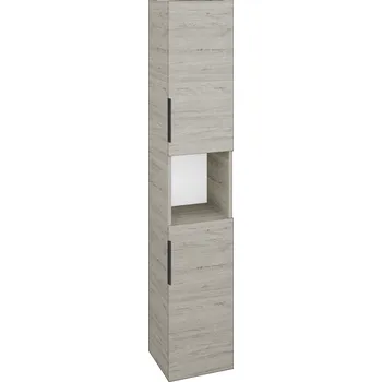 Koupelnový nábytek Dřevojas Vysoká skříň DOS SVD2O 35 - D05 Oregon / Úchytka T07 / D05 Oregon / Pravé