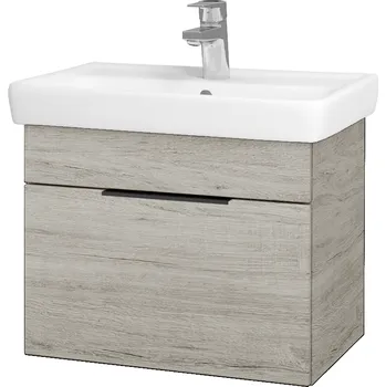 Koupelnový nábytek Dřevojas Koupelnová skříňka SOLO SZZ 55 - D05 Oregon / Úchytka T07 / D05 Oregon