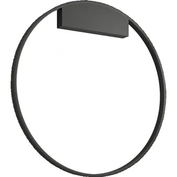 Nástěnné svítidlo Redo Nástěnné/Stropní svítidlo FEBE - nepřímé, ø80cm Barva: Černá, Teplota světla: 3000K - teplá bílá