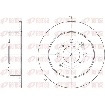 Brzdový kotouč Brzdový kotouč REMSA 6521.00