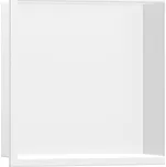 Hansgrohe XtraStoris Original MATNÁ BÍLÁ Výklenek do stěny včetně rámu 300/300/100