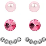 Levien Náušnice Set Ear Cuff 4 v 1 Rose Rosaline + 2 měsíce na vrácení zboží