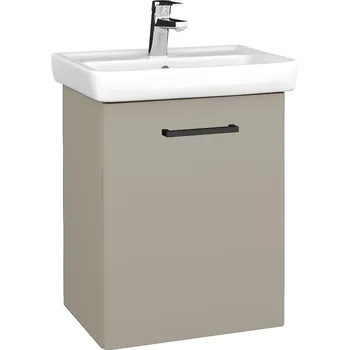 Koupelnový nábytek Dřevojas Koupelnová skříňka DOOR SZD 50 - L04 Béžová vysoký lesk / Úchytka T06 / L04 Béžová vysoký lesk / Pravé