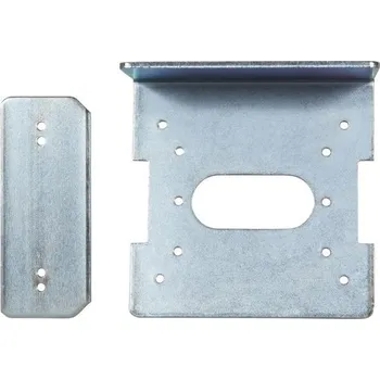 Pohon brány stříška a podložka pro horizont. zámky V06, V90, V9083 - stříška pro elektrozámky zámky VIRO, materiál pozinkovaná ocel