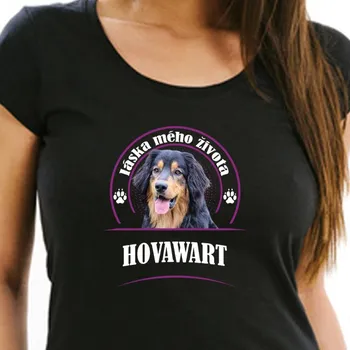 Dámské tričko STRIKER Dámské tričko hovawart Barva: Černá, Velikost: L