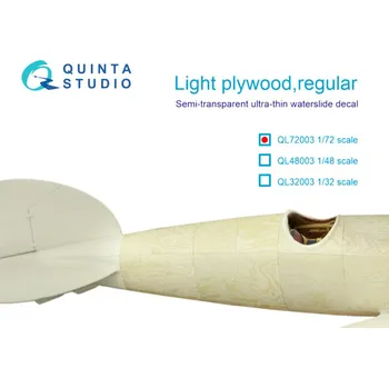 Plastikový model 1/72 Light plywood, regular