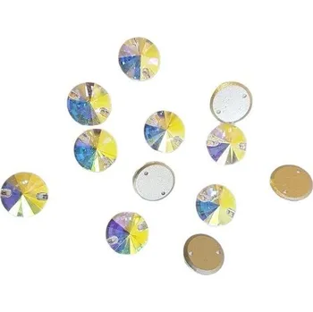 Drahý kámen Elis RIVOLI - 18mm Crystal AB