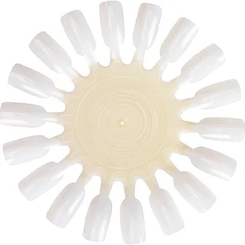 BIO NAILS Vzorkovník prázdný plastový sluníčko mléčný 18