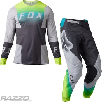 Moto oblečení MX komplet FOX 360 Horyzn Light Grey 2023