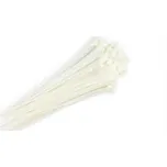 Páska stahovací plastová bílá Páska vázací VPP 3.6x250mm bílá