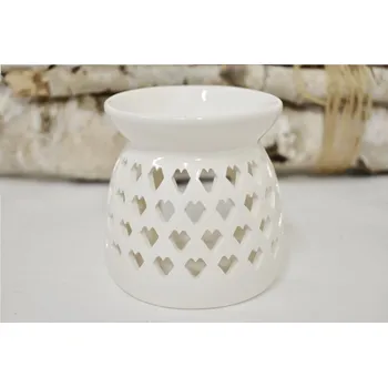Aroma lampa Aromalampa bílá srdíčka 2 (134901 015 CAC-76-01257-22 aromalampa)