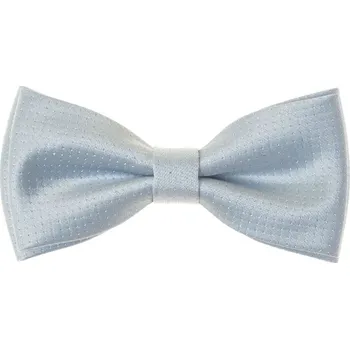 Motýlek Motýlek Avantgard s kapesníčkem - stříbrný / modrý