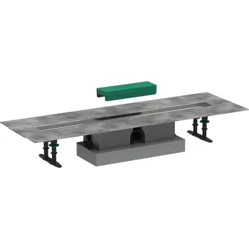 Odvodňovací žlab Hansgrohe uBox universal Úplná sada pro standardní instalaci - 800 pro vrchní sady sprchových žlabů