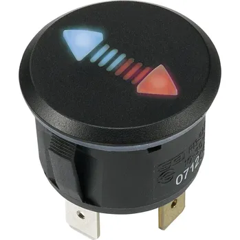 vypínač SCI R13-927-01-WWUR-UR R13-927-01-WWUR-UR polohový spínač do auta, 1x vyp/zap, 30 V/DC