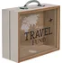 Pokladnička Travel Fund dřevěná pokladnička na cestování 20,5 x 12 cm