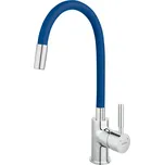 Novaservis Dřezová stojánková baterie s flexibilním modrým ramínkem 70710,0MD