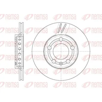 Brzdový kotouč Brzdový kotouč REMSA 6709.10