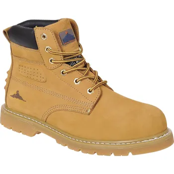 Pracovní oblečení PORTWEST STEELITE WELTED PLUS SAFETY SBP HRO FW35 / Bezpečnostní kotníková obuv, farmářky SBP HRO - medová 40