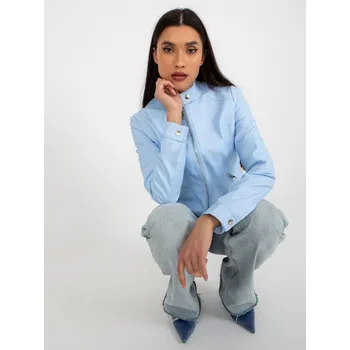 Bunda z umělé kůže Z-Design světle modrá EU velikost: S