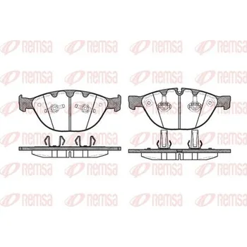 Brzdová destička Sada brzdových destiček, kotoučová brzda REMSA 0958.10