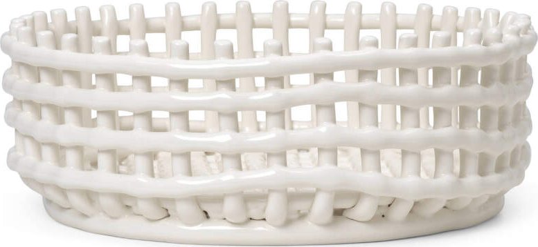 Ferm Living Mísa Ceramic Centrepiece, off-white