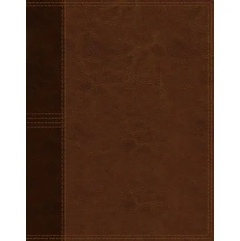 NASB, Journal the Word Reference Bible, Leathersoft over Board, Brown, Red Letter, 1995 Text, Comfort Print – (EN)