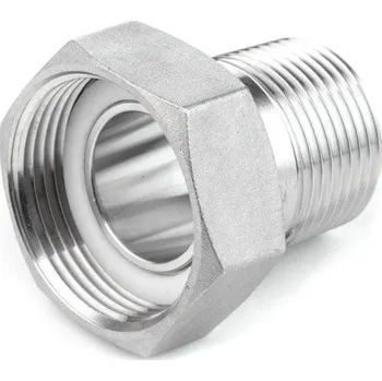 Fitinka Půlšroubení nerezové závitové NEREZ - INOX holendr - 3/8"x1/2" 316H