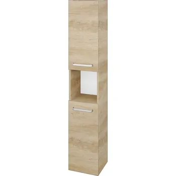 Koupelnový nábytek Dřevojas Vysoká skříň DOS SVD2O 35 - D15 Nebraska / Úchytka T01 / D15 Nebraska / Pravé