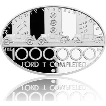 2015 - Stříbrná mince 1 NZD Miliontý Ford