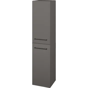 Koupelnový nábytek Dřevojas Vysoká skříň DOS SVD2 35 - N06 Lava / Úchytka T06 / N06 Lava / Levé