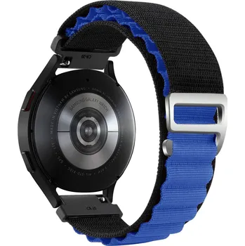 Příslušenství k chytrým hodinkám eses Alpský tah - Černo modrý, 18 mm