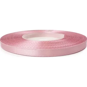 Stuha Saténová stuha starorůžová 6mm (Saténová stuha starorůžová 6mm)