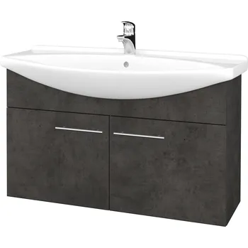 Koupelnový nábytek Dřevojas Koupelnová skříňka TAKE IT SZD2 105 - D16 Beton tmavý / Úchytka T02 / D16 Beton tmavý