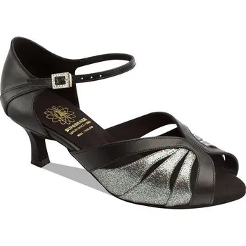 Pánské polobotky Taneční boty Supadance 1548 kůže černá-iris podpatek 5 cm Velikost: 4,5