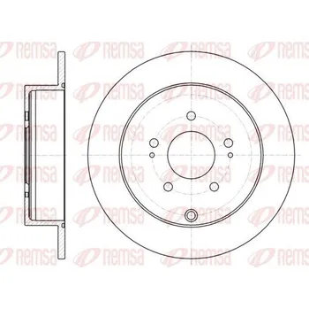 Brzdový kotouč Brzdový kotouč REMSA 61098.00