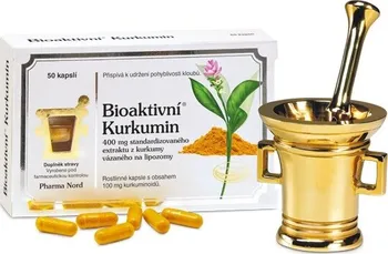 Přírodní produkt Pharma Nord Bioaktivní Kurkumin 400 mg 50 cps.