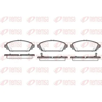 Brzdová destička Sada brzdových destiček, kotoučová brzda REMSA 0700.02