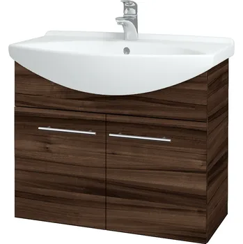 Koupelnový nábytek Dřevojas Koupelnová skříňka TAKE IT SZD2 75 - D06 Ořech / Úchytka T02 / D06 Ořech