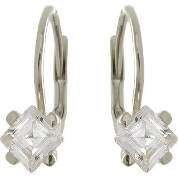 Náušnice Zlaté náušnice se zirkonem