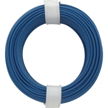 Modelová železnice Kabel modrý 0,14mm 10m - Donau 118-2SB