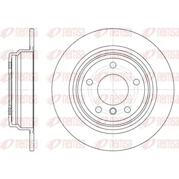 Brzdový kotouč Brzdový kotouč REMSA 6554.00