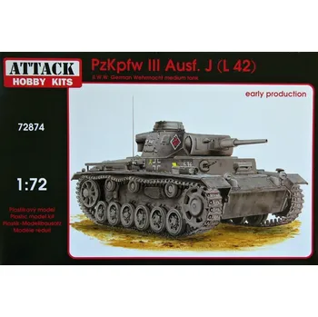 Plastikový model 1/72 PzKpfw III Ausf.J (L 42) - early production