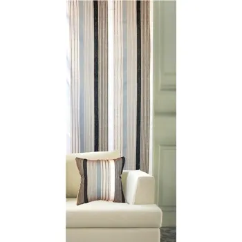 Závěs Forbyt Hotový závěs Stripe černý 140 x 160 cm